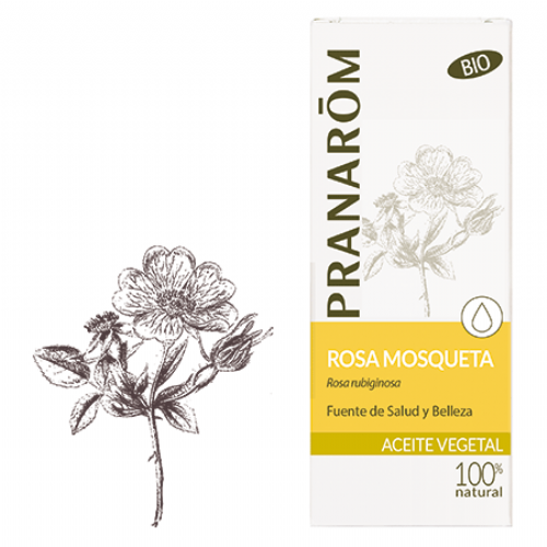 PRANAROM ACEITE VEGETAL ROSA MOSQUETA BIO 50 ML.